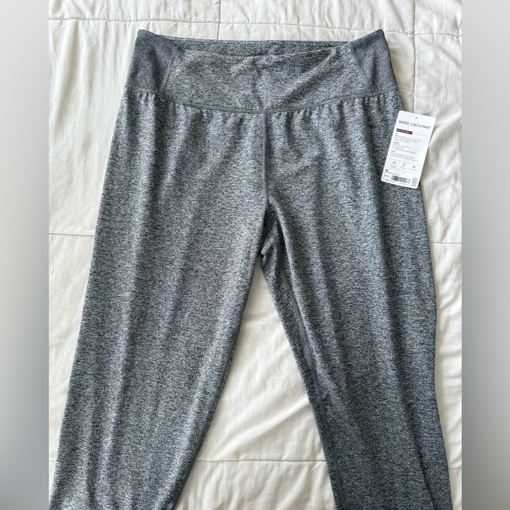 Gray Athleta Barre cinch pant